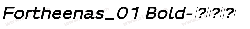 Fortheenas_01 Bold字体转换